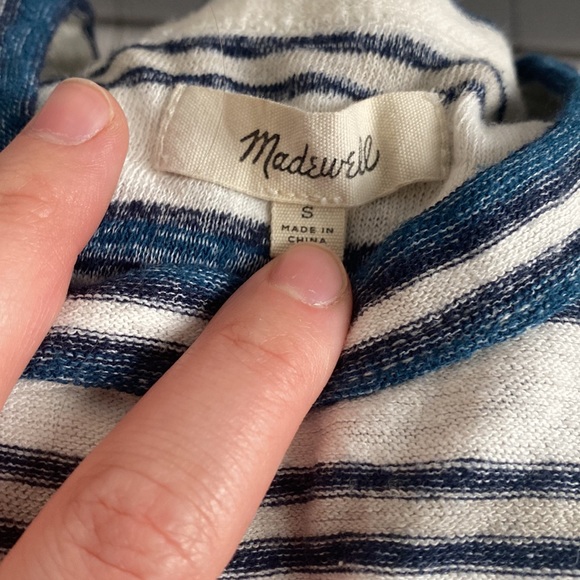 Madewell Hi-Fi Shrunken striped tee - Picture 2 of 3